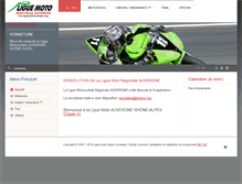 Tablet Screenshot of liguemotoauvergne.org